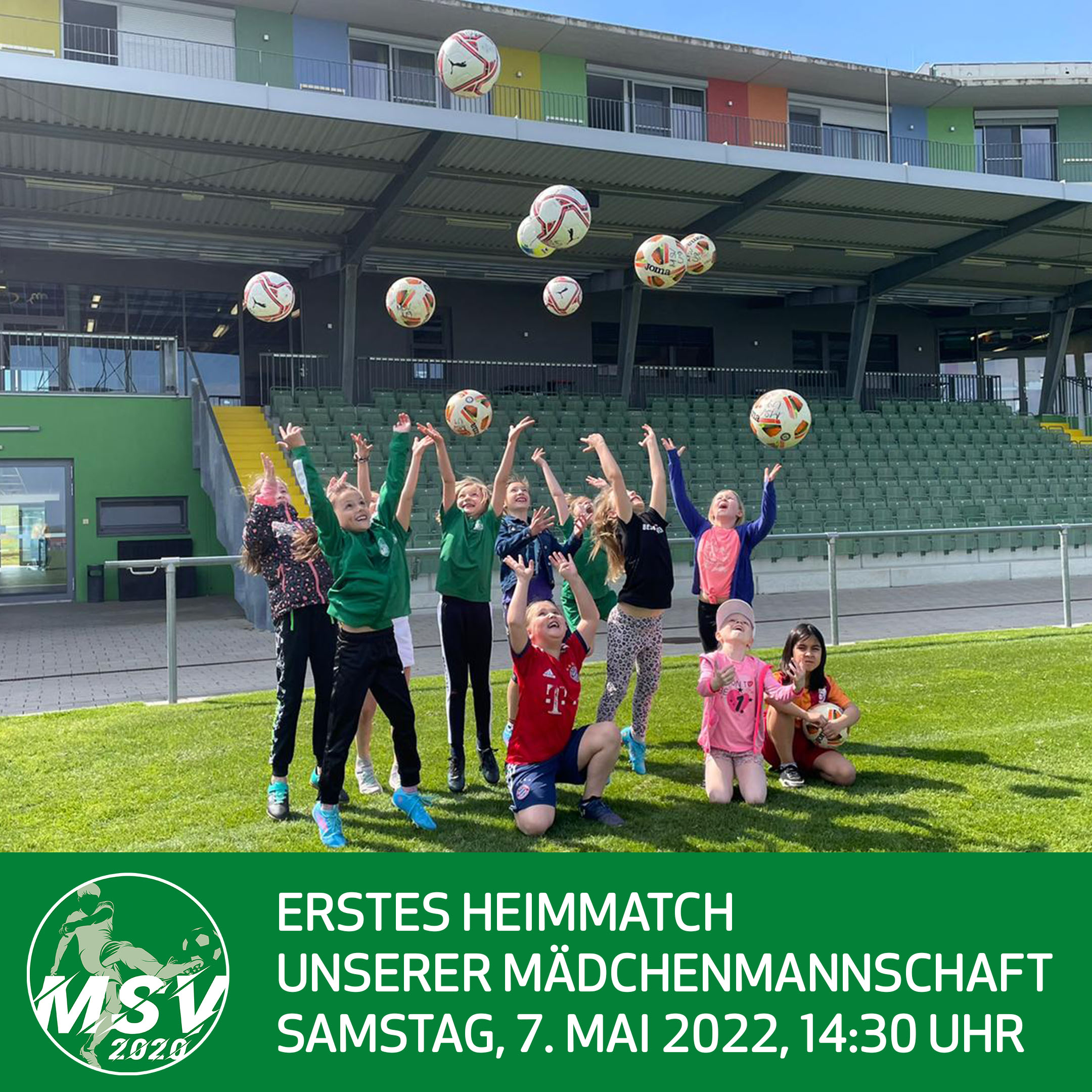 erste Heimmatch unserer Mädchenmannschaft